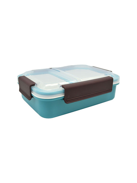 Ankor Microwave Plastic Lunch Box Blue 1000ml