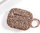Airpods 3 Electroplating Glitter Diamond Wireless Earphone Protective Case Rose Gold