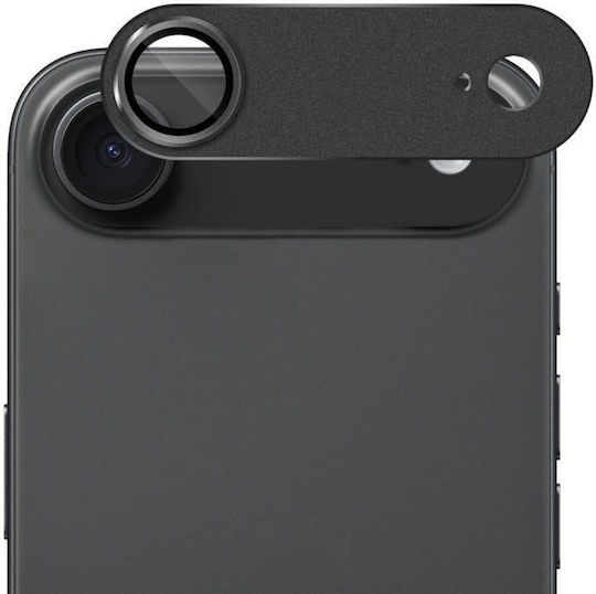 Iphone 17 Air Enkay Anti-reflection Camera Lens Frosted Armor Aluminium Alloy Tempered Glass Film Black