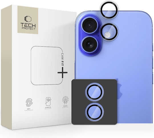 Tech-Protect Camring Fit+ Προστασία Κάμερας Tempered Glass Διάφανο για το iPhone 17