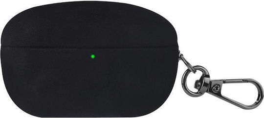 Sony Wf-1000xm5 Turned Fur Leather Earphone Case Hook Black