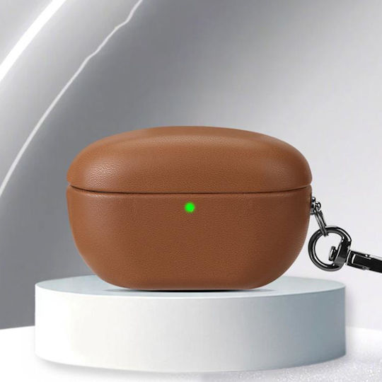 Sony Wf-1000xm5 Oily Leather Split Earphone Case Coffee