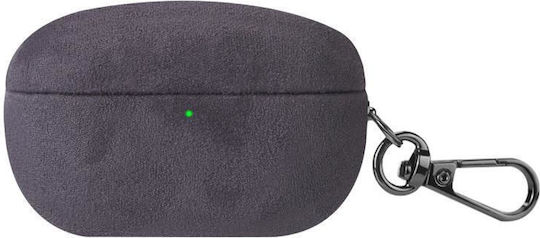 Sony Wf-1000xm5 Turned Fur Leather Earphone Case Hook Purple