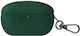 Sony WF-1000XM5 Turned Fur Leather Earphone Case With Hook Green