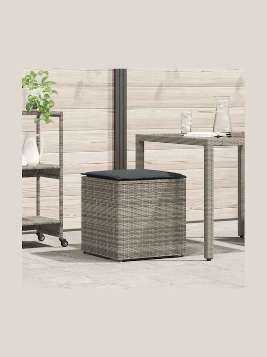 vidaXL Outdoor Storage Box Gray L50xW50xH50cm