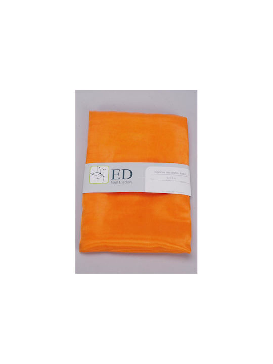 Mica Clothing Fabric Organza 300x150cm Orange