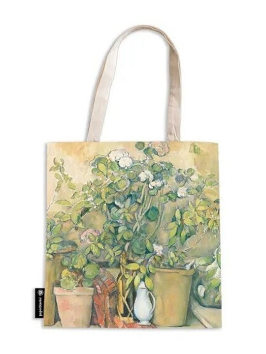 Paperblanks Canvas Bag Cezanne’s Terracotta Pots Flowers 9781439798478