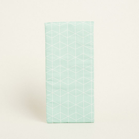 Beauty Home Fabric Easter Candle Case Turquoise 35x22cm.