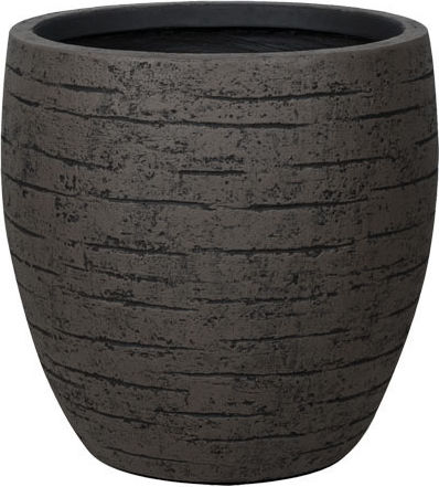Marhome Übertopf Fiberglas Braun 43x43x43εκ.