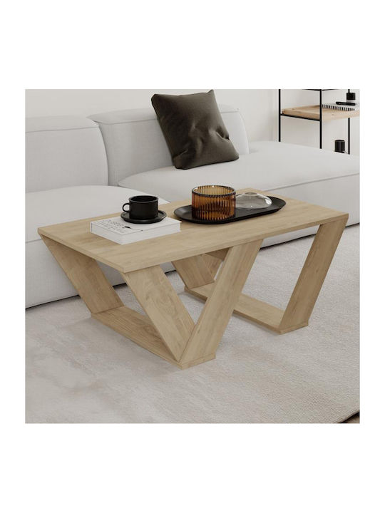 Rectangular Central Coffee Table Pipra Wooden S...