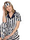Mirano Homewear Sommer Damen Pyjama-Set Blue