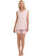 Silk Dream Set Pijamale pentru Femei Pink