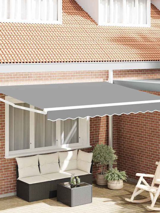 vidaXL Τέντα Βεράντας Λευκή 3x2.5m