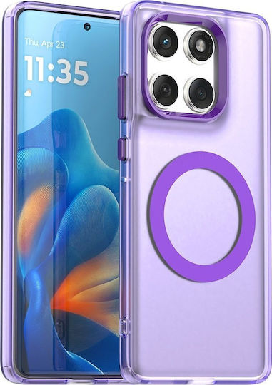 Techsuit Задна корица Пластмаса / Силикон Лилав (Motorola Edge 60 Fusion)