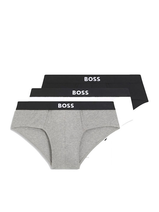 Men's Boxer Black-white-grey