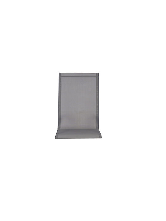 Replacement PVC Fabric 2x1 Gray Pattern High Back Armchair 45.5x100cm