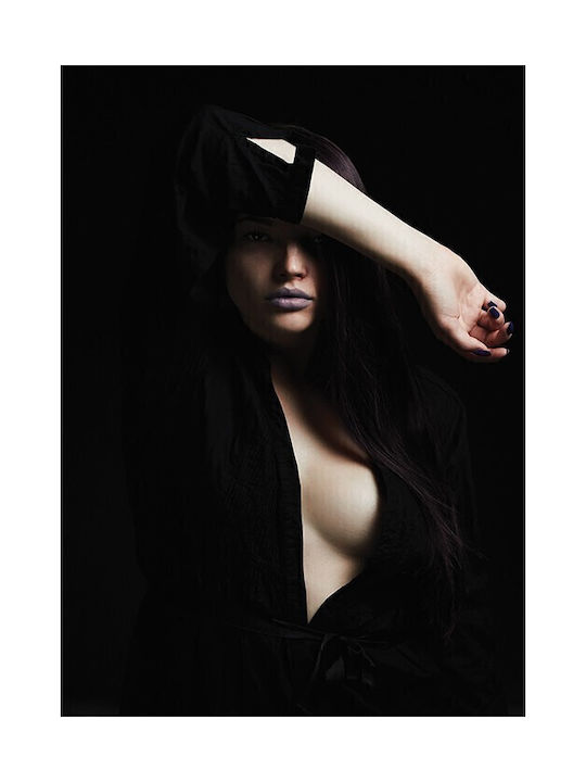 Lux In Tenebris Poster Woman in Black 70x100cm