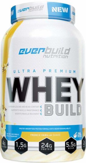 Everbuild Nutriton Whey Build Протеин Суроватъчен с Вкус Mocha Cappuccino 908гр