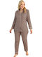 Sexen Winter Women's Pyjama Set Plus Size
