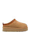 Winter Women's Slippers with Fur Brown