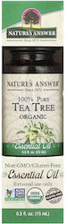 Nature's Answer Βιολογικό Αιθέριο Έλαιο Tea Tree 15ml Nature's Answer Βιολογικό Αιθέριο Έλαιο Tea Tree 15ml
