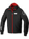 Spidi Hoodie Armor Evo Winter Herren Motorradjacke Wasserdicht Rot