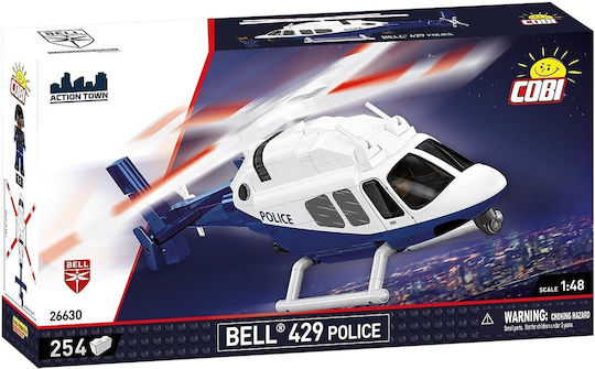 Cobi Action Town Bell 429 Police Building Blocks for 7+ Years 254 Pieces