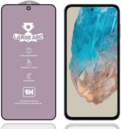 Samsung Galaxy M35 9h 0,4mm Hochwertige Aluminium Große Bogen Gehärtete Glasfolie