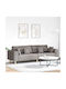 Τετραθέσιος Καναπές Taupe 250x77x76εκ. 3335148