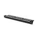 Lanberg Patch Panel 24port 1u 19" Cat 5e Utp Black Ppu5-1124-b