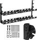 Maclean Under-desk Cable Organizer Max Load 5kg Max 728mm 2 Levels Black Mc-102 B