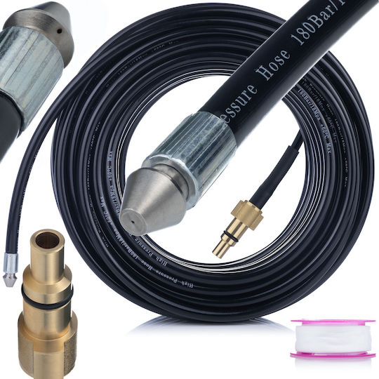 15m Drain Cleaning Hose Compatible Lavor New Type Parkside Phd
