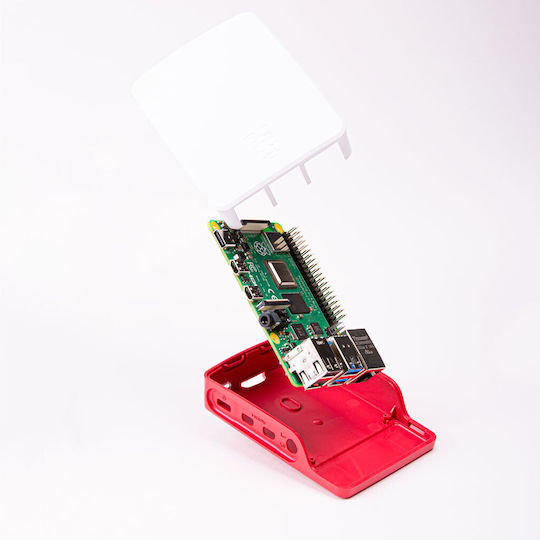 Desktop Kit Official Set Case Red-White Keyboard Mouse Raspberry Pi 4B