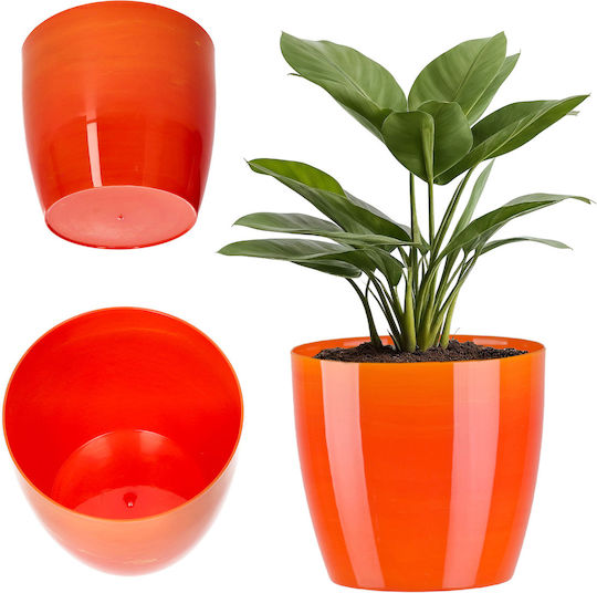 Kadax Pot Orange Marble 18cm.