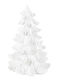 Decorațiune de Crăciun Plastic Braduleț 15cm. Alb