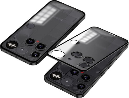 Aluminium Alloy Umschlag Rückseite Kunststoff Schwarz (Nothing Phone (3))