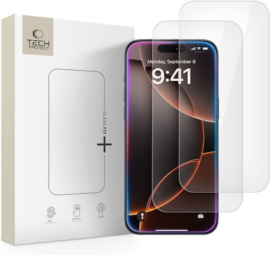 Tech-Protect Glass Fit+ Gehärtetes Glas 2Stück (iPhone Air)