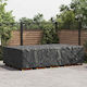 vidaXL Waterproof Dining Table Cover Black 315x...