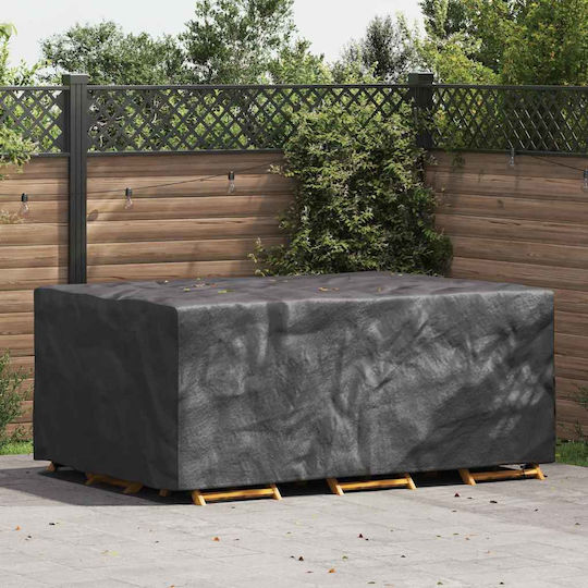 vidaXL Wasserdicht Schutzhülle Esstisch 210x130x70cm in Schwarz Farbe 1Stück