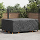 vidaXL Waterproof Dining Table Cover Black 250x210x90cm