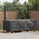 vidaXL Wasserdicht Schutzhülle Esstisch 229x113x73cm in Schwarz Farbe 1Stück