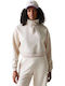Cropped Γυναικείο Φούτερ Light Beige