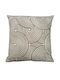 Sofa-Kissen aus 100% Baumwolle Weiß, Khaki 45x45cm