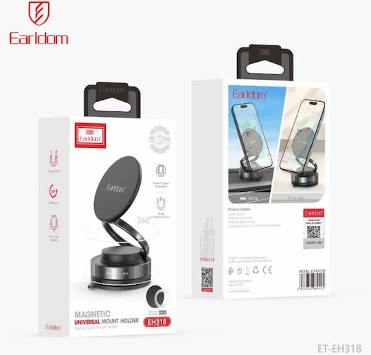 Earldom Car Mobile Mount with Magnet Black