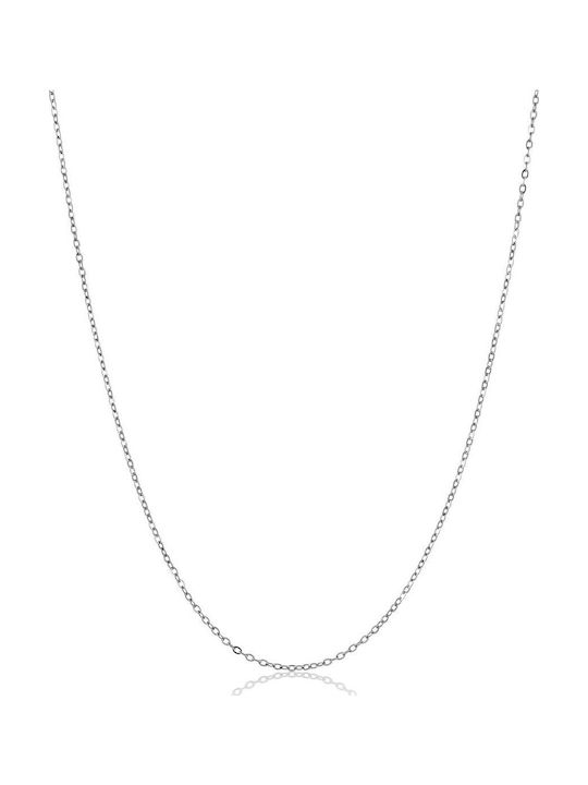 Bijou Box Chain Neck made of Steel Thin Thickness 1.5mm and Length 45cm
