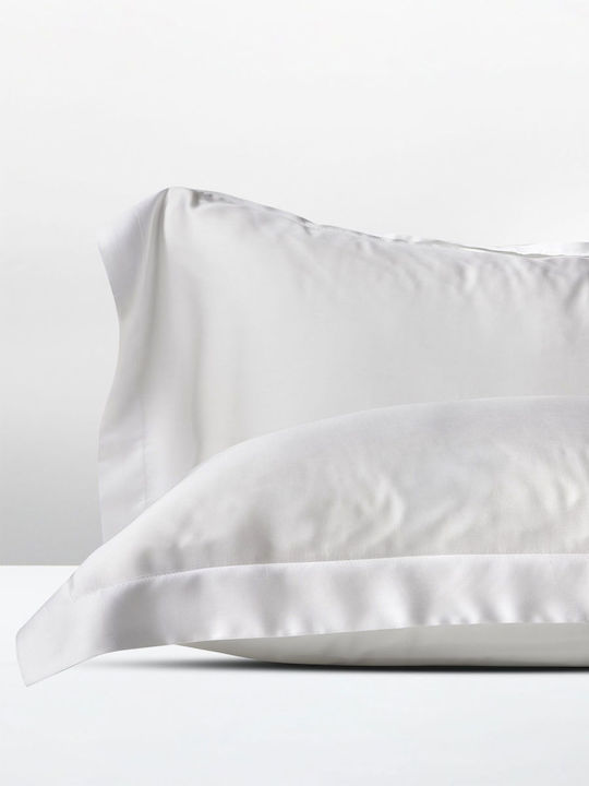 Charisma Tencel Pillowcase Set White 52x78cm.