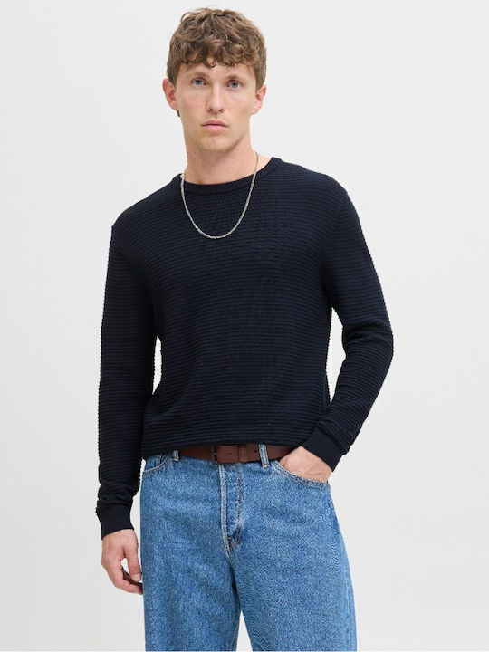 Jack & Jones Long Sleeve Navy Blue Sweater