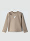 Kids' Shirt Long Sleeve Beige