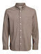 Long-sleeved Flannel Shirt Malt Ball
