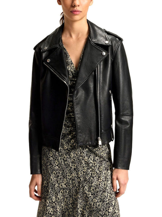 C_sandy Damen Bikerjacke Black